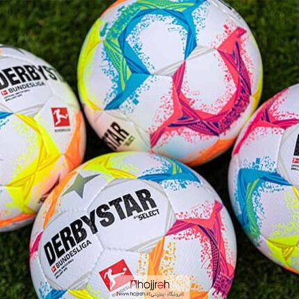 خرید و قیمت توپ فوتبال بوندسلیگا دربی استار DERBY STAR سایز ۵ پرسی از حجره
