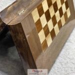 قیمت و خرید تخته نرد چوب گردو دور کتابی از حجره
