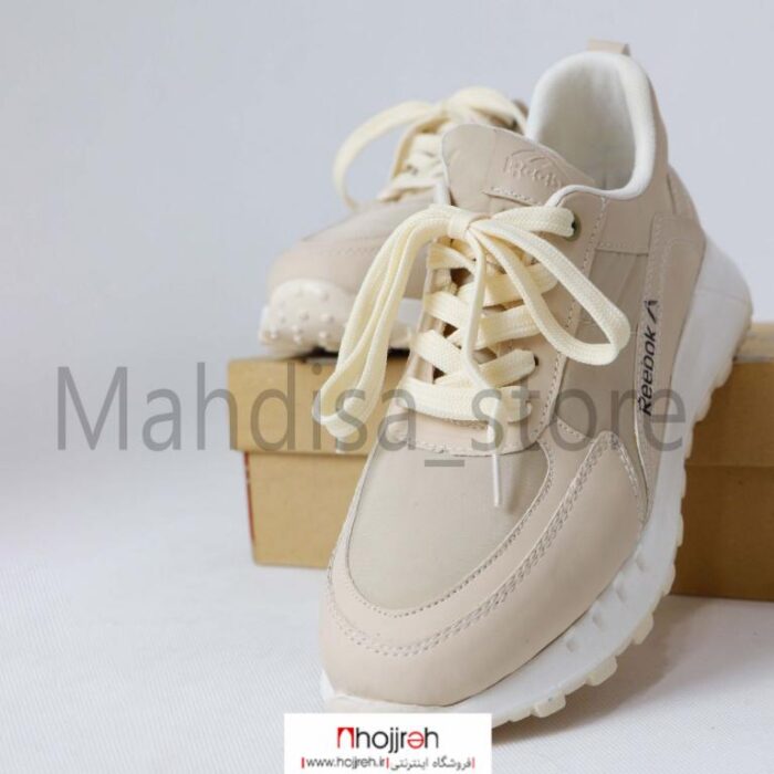 خرید و قیمت کتانی دخترانه اسپرت طرح ریبوک REEBOK کرم کد MH784 از حجره