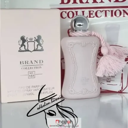 قیمت و خرید ادکلن زنانه برند کالکشن کد 151 پرفیومز د مارلی دلینا Brand Collection Parfums de Marly Delina حجم 25 میل کد OH06 از حجره