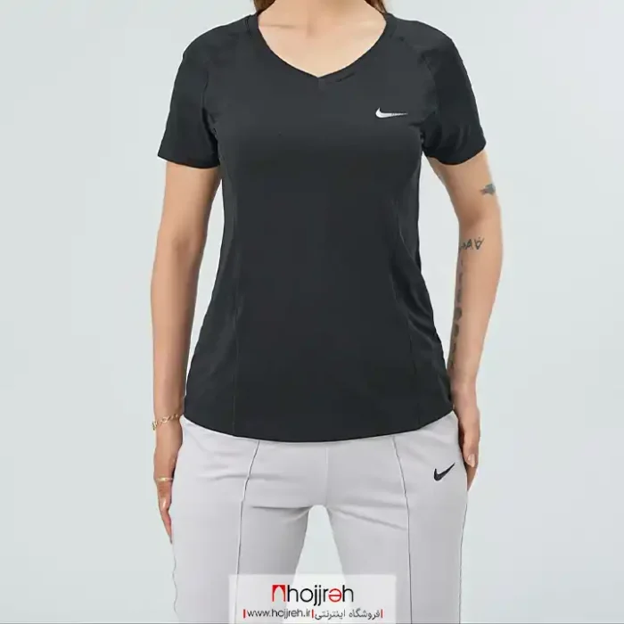 خرید و قیمت تیشرت زنانه نایک NIKE مشکی کد VM1621 از حجره