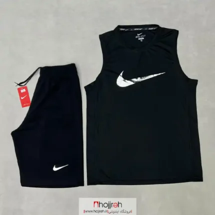 قیمت و خرید تاپ شلوارک مردانه نایک Nike مشکی کد VM1645 از حجره