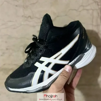 قیمت و خرید کفش والیبال آسیکس ASICS مشکی کد VM1649 از حجره