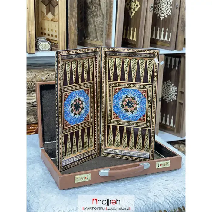قیمت و خرید تخته‌ نرد خاتم اصفهان کد TNS636 از حجره