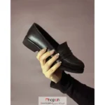 قیمت و خرید کالج طبی طرح گیس بافت زنانه مشکی کد MH1046 از حجره