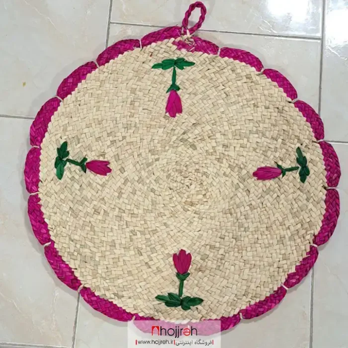 قیمت و خرید سفره حصیری گلدار کد SNV143 از حجره