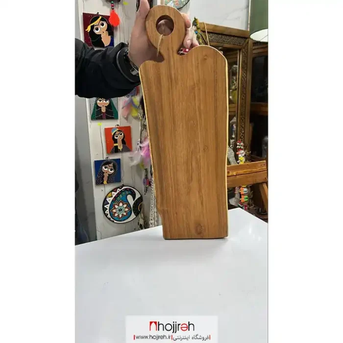 خرید و قیمت تخته سرو دسته دار چوب گردو کد GSH00103 از حجره