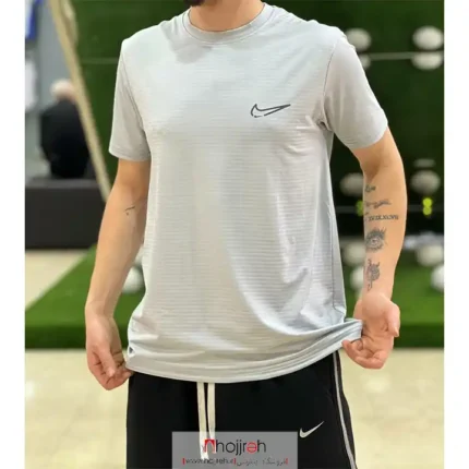 خرید و قیمت تیشرت نایک NIKE طوسی کد VM1755 از حجره