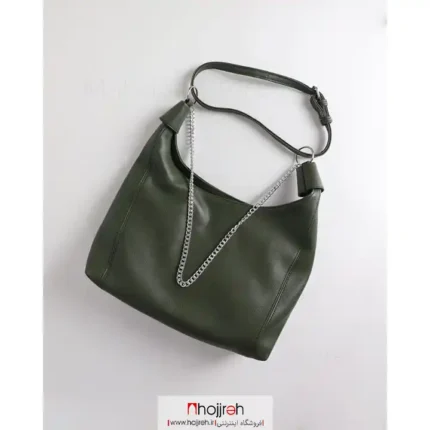 خرید و قیمت کیف چرم سبز یشمی کد MH1113 از حجره