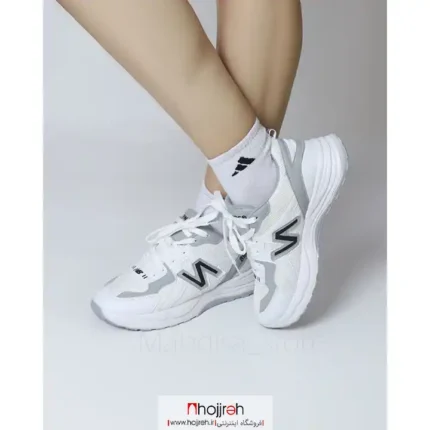 خرید و قیمت کتانی اسپرت طرح نیوبالانس New Balance سفید طوسی کد MH1118 از حجره