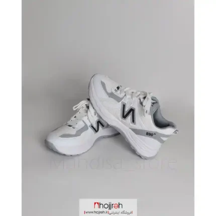 خرید و قیمت کتانی اسپرت طرح نیوبالانس New Balance سفید طوسی کد MH1118 از حجره