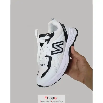 خرید و قیمت کتانی اسپرت طرح نیوبالانس New Balance سفید مشکی کد MH1118 از حجره