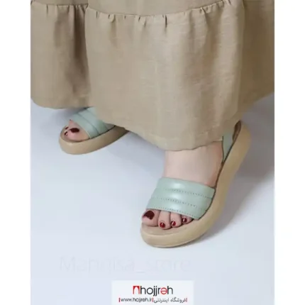 خرید و قیمت صندل اسپرت طبی شیما طرح آوین سبز کد MH1120 از حجره
