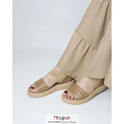 خرید و قیمت صندل اسپرت طبی شیما طرح آوین نسکافه ای کد MH1120 از حجره