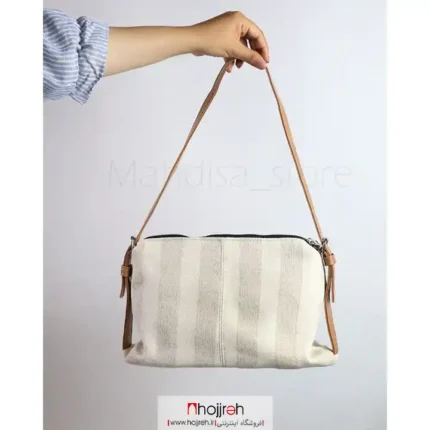 خرید و قیمت کیف رودوشی کنفی دخترانه طرح دار کد MH1126 از حجره