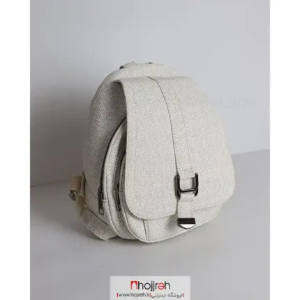 خرید و قیمت کوله پشتی کنفی دخترانه کرم کد MH1127 از حجره