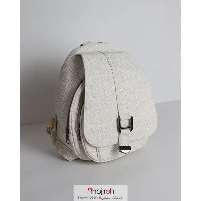 خرید و قیمت کوله پشتی کنفی دخترانه کرم کد MH1127 از حجره