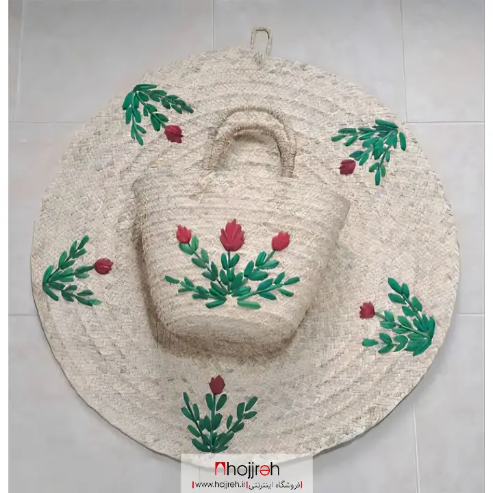 SNV183 قیمت و خرید ست ساک و سفره حصیری گل دار کد SNV183 از حجره