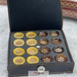 قیمت و خرید مهره تخته نرد خاتم کاری 3 سانت از حجره